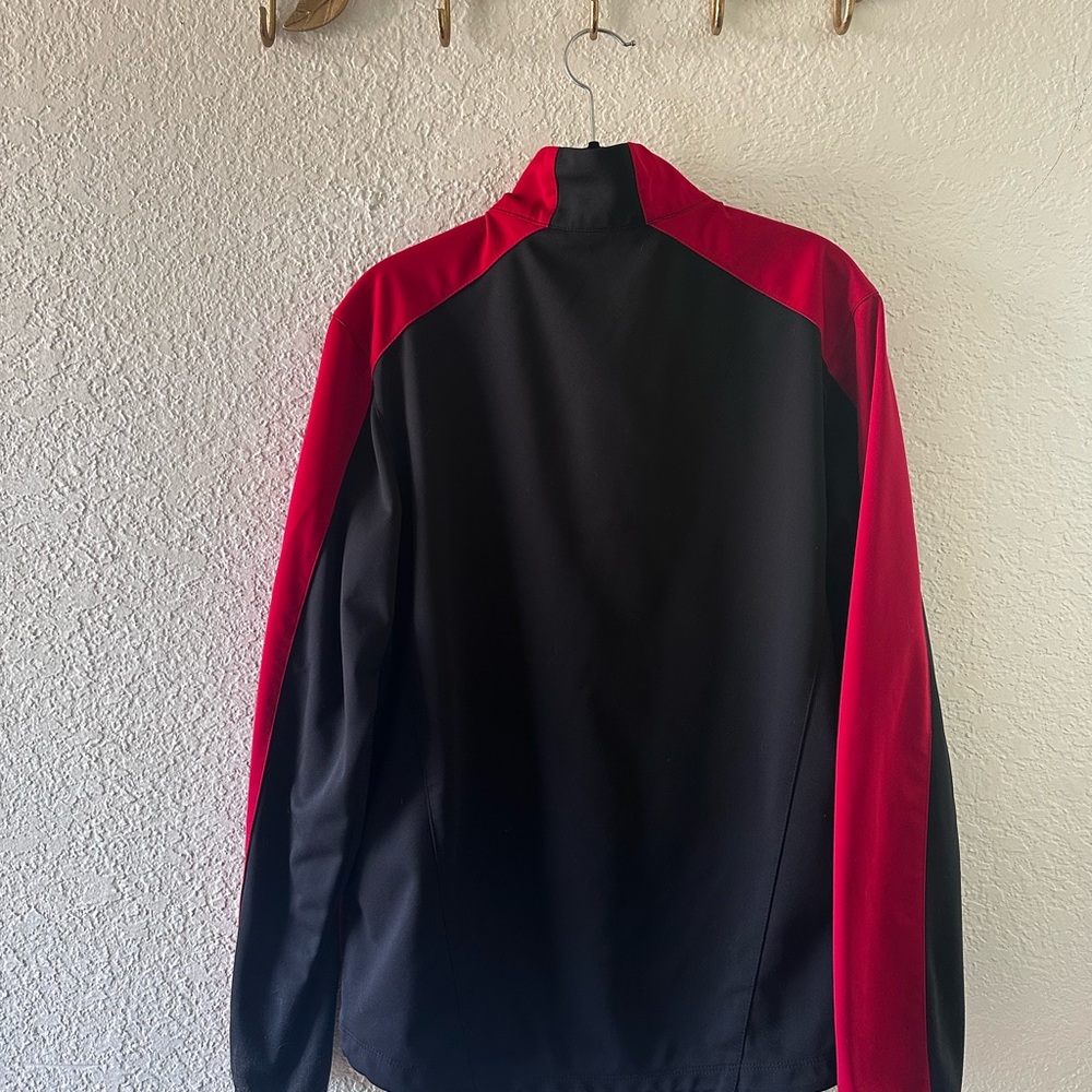 Port Authority Black and Red Windbreaker